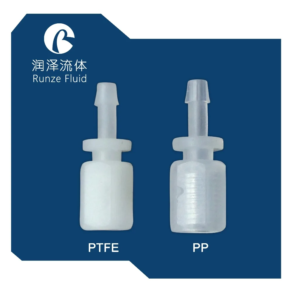 Female Thread to Barb Plastic Connectors PP/PTFE Adapters for Liquid Tubing Fixed Tighten
Female Thread to Barb Plastic Connectors PP/PTFE Adapters for Liquid Tubing Fixed Tighten