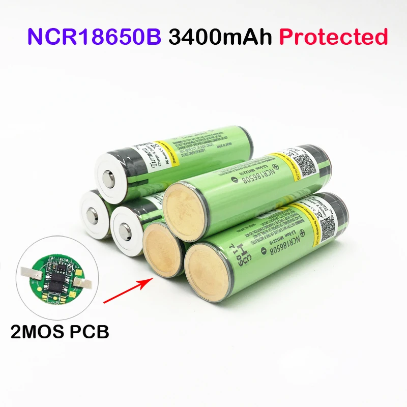 18650 battery ncr18650b protected 100% original 18650 3400 mAh 3.7 V lithium-ion Rechargebale PCB protected NCR18650B
18650 battery ncr18650b protected 100% original 18650 3400 mAh 3.7 V lithium-ion Rechargebale PCB protected NCR18650B