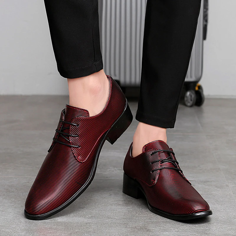 2019 Fashion Men Formal Sheos Pointed Toe Shoes Lace Up Wedding Dress Shoes Fashion Solid Color Business Casual Office Shoes
2019 Fashion Men Formal Sheos Pointed Toe Shoes Lace Up Wedding Dress Shoes Fashion Solid Color Business Casual Office Shoes