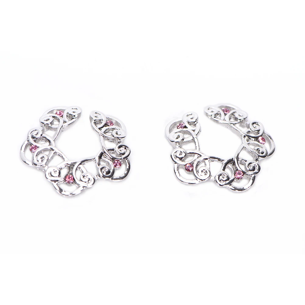 Velishy2Pcs 316L Stainless Steel Non Piercing Clip On Flower Designing Nipple Ring 10mm Christmas gifts
Velishy2Pcs 316L Stainless Steel Non Piercing Clip On Flower Designing Nipple Ring 10mm Christmas gifts