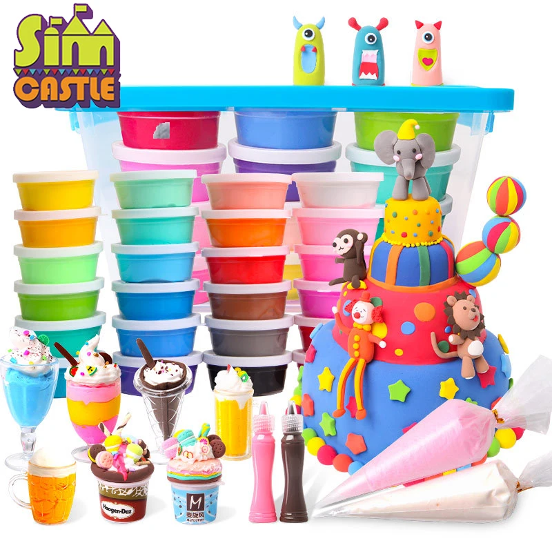 SIMCASTLE Children Super Light Clay 12 Color 24 Color Safe Non-toxic Clay Children Shape Tasteless Clay
SIMCASTLE Children Super Light Clay 12 Color 24 Color Safe Non-toxic Clay Children Shape Tasteless Clay