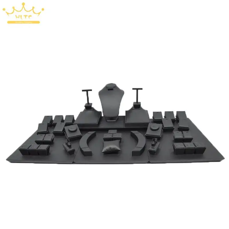 China Style Jewelry Display Showcase Blacke PU Leather Ring Earring Stand Necklace Holder Jewelry Organizer Show 108*55*23cm
China Style Jewelry Display Showcase Blacke PU Leather Ring Earring Stand Necklace Holder Jewelry Organizer Show 108*55*23cm