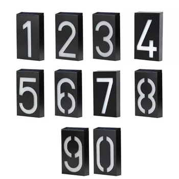 LED Solar Outdoor Waterproof Light Sign House Hotel Door Address Light Number Doorplate Lamp Decoration Innovative Home Fixture
LED Solar Outdoor Waterproof Light Sign House Hotel Door Address Light Number Doorplate Lamp Decoration Innovative Home Fixture