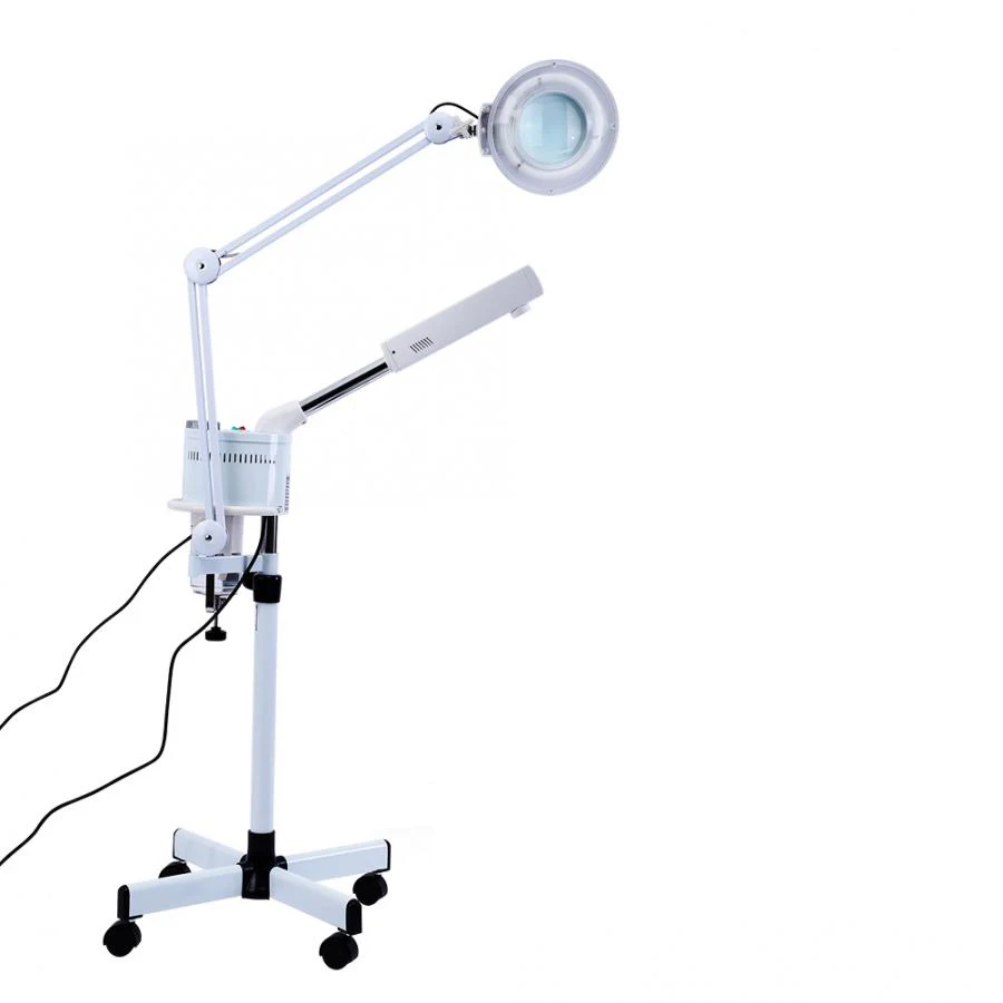 3in1 UV Ozone Facial Steamer Cold Light LED 5X Magnifier Floor Lamp Maquina de Vapor Facial Steamer
3in1 UV Ozone Facial Steamer Cold Light LED 5X Magnifier Floor Lamp Maquina de Vapor Facial Steamer