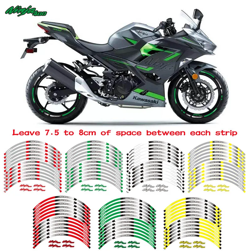Hot sell Motorcycle front&Rear Edge Outer Rim Sticker 17inch Wheel Decals Reflective waterproof stickers For Kawasaki ninja 400
Hot sell Motorcycle front&Rear Edge Outer Rim Sticker 17inch Wheel Decals Reflective waterproof stickers For Kawasaki ninja 400
