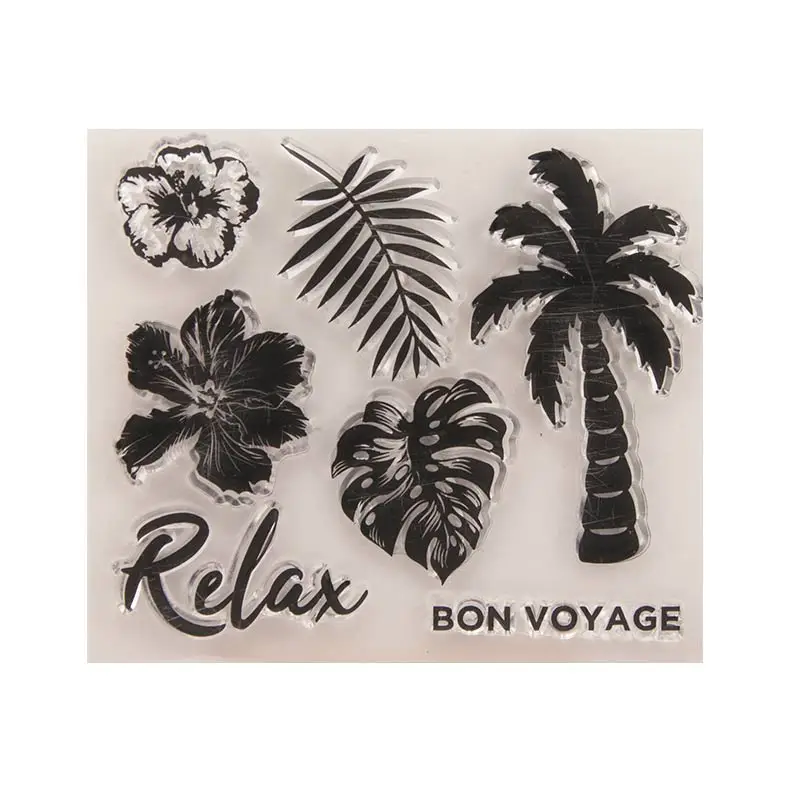 Relax Coconut Tree Rubber Clear Stamps Silicone Seals for DIY Scrapbooking Cards Making Diary Book Paper Maker Decor Stencil
Relax Coconut Tree Rubber Clear Stamps Silicone Seals for DIY Scrapbooking Cards Making Diary Book Paper Maker Decor Stencil