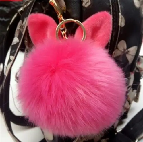 Cute Rabbit Ear Ball Pendant Fashion Fur Bag Pendant Plush Key Ring Hanging Fur Ball Pendant Bunny Keychain Pompom Key Cha
Cute Rabbit Ear Ball Pendant Fashion Fur Bag Pendant Plush Key Ring Hanging Fur Ball Pendant Bunny Keychain Pompom Key Cha