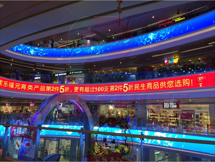 P3 indoor flexible led moduel 8040 pixels full color soft module 240mmx120mm for special shapes led display 120 scan (9)