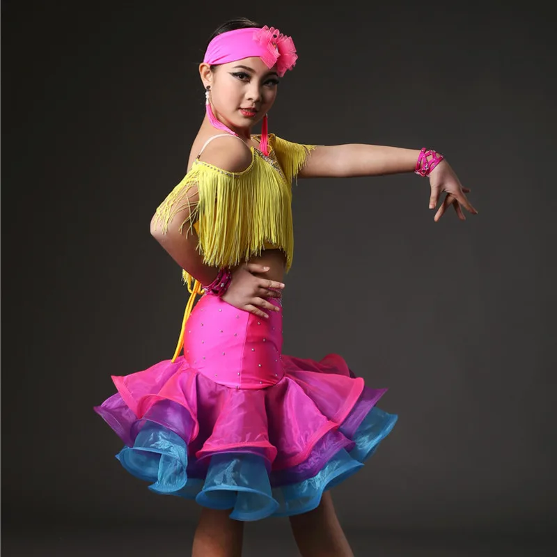 child kid children professional latin dance dress for girls ballroom dancing dresses for kids yellow skirt fringe salsa tassel
child kid children professional latin dance dress for girls ballroom dancing dresses for kids yellow skirt fringe salsa tassel