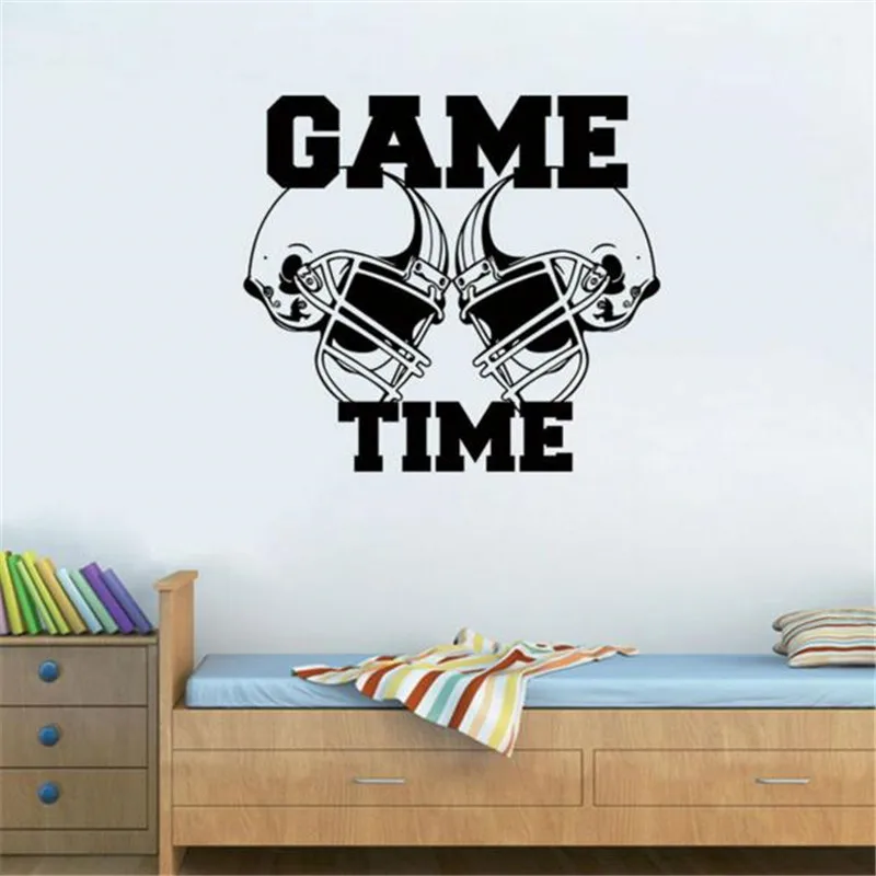 USA Football Sport Vinyl Wall Sticker Helmetd Game Time Art Decal Home Decor Removable Waterproof Kids Rooms Mural
USA Football Sport Vinyl Wall Sticker Helmetd Game Time Art Decal Home Decor Removable Waterproof Kids Rooms Mural