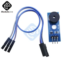 3.3 V-5 V Pasif Bip Papan Modul Modul Alarm Alarm Sensor UNTUK ARDUINO Smart Mobil dengan Dupont Line io I/O Antarmuka SCM(China)