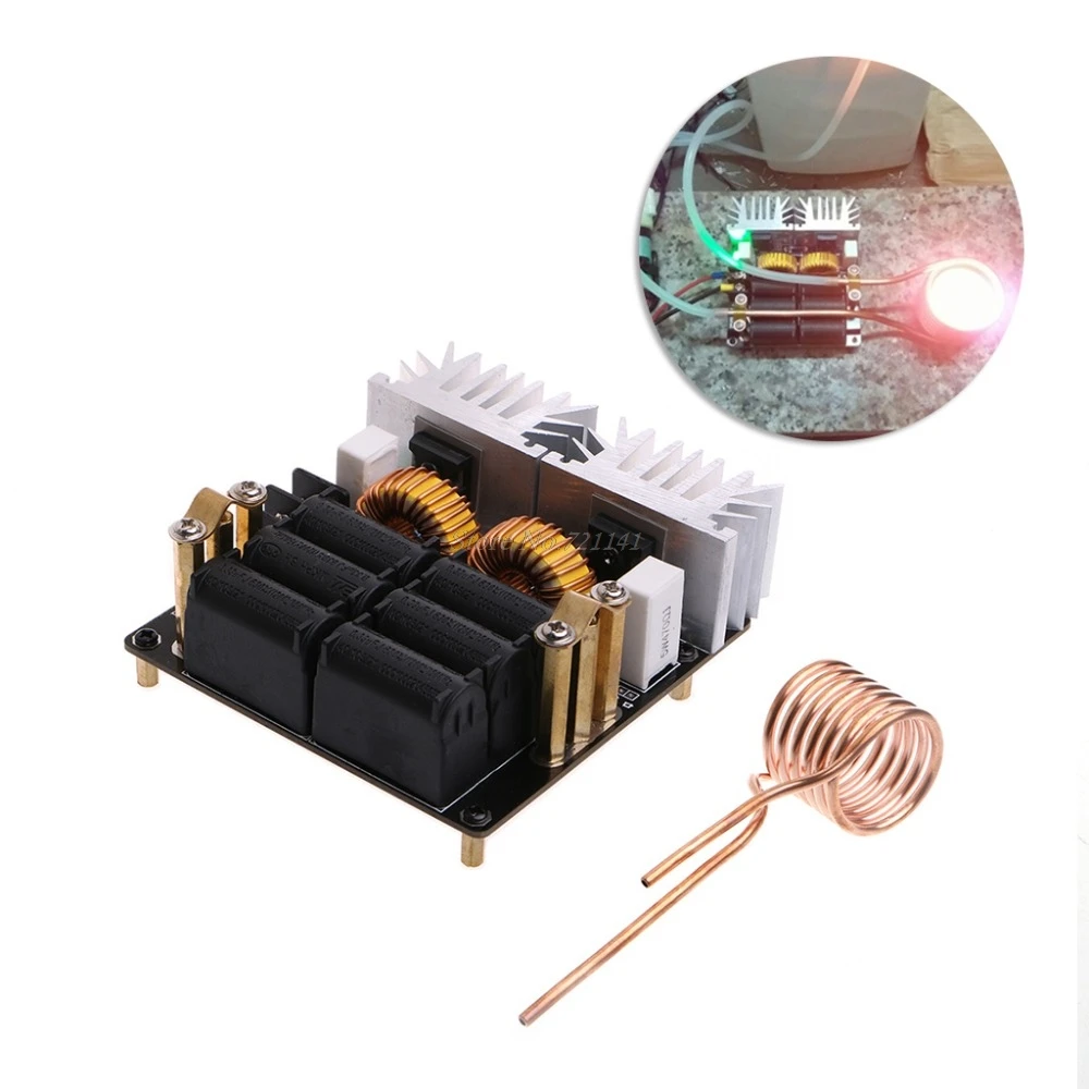 20A 1000W 12V-48V ZVS Low Zero Voltage Induction Heating Board Module DIY Heatings Board
20A 1000W 12V-48V ZVS Low Zero Voltage Induction Heating Board Module DIY Heatings Board