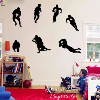 Large Rugby Player Wall Sticker Children Room Kids Room Rugby Football Sport Wall Decal Baby Nursery Vinyl Home Decor
Large Rugby Player Wall Sticker Children Room Kids Room Rugby Football Sport Wall Decal Baby Nursery Vinyl Home Decor