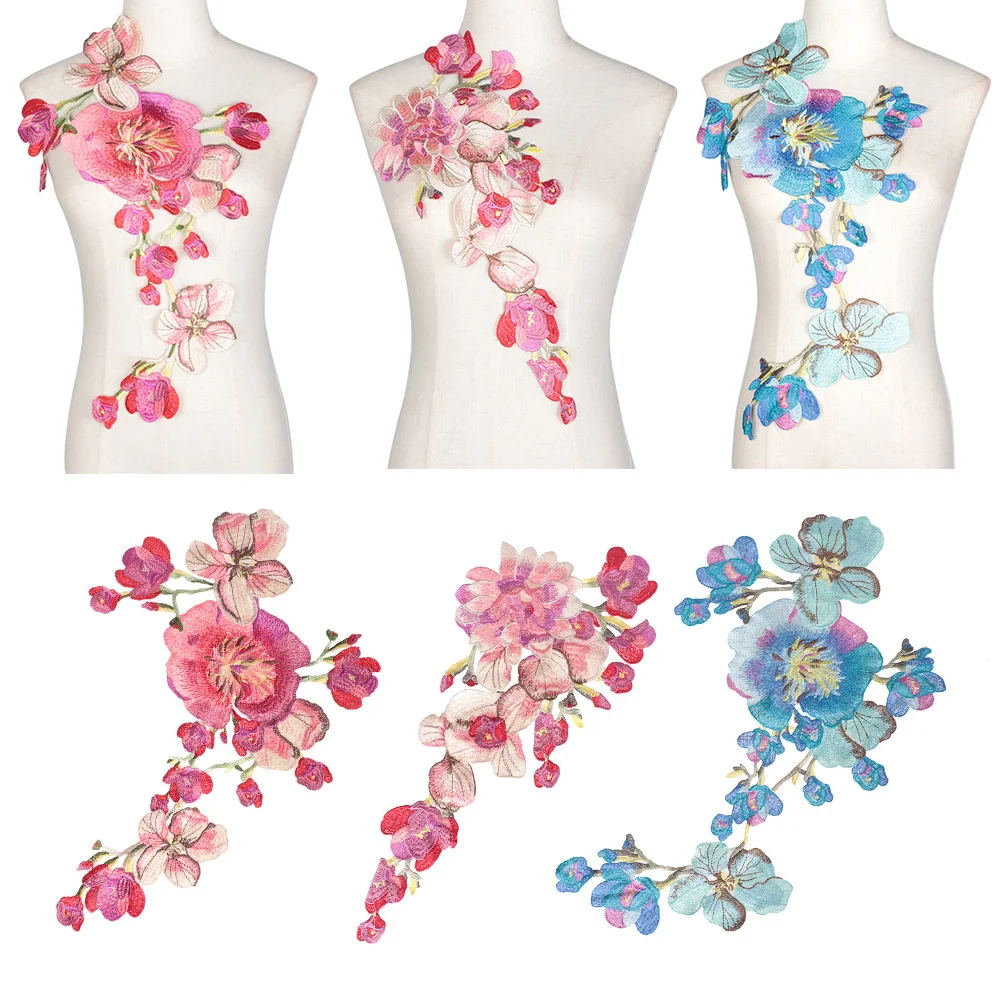 1PC Neckline Collar Trim Clothes Patch Fabric Flower Lace Embroidered Sewing Supplies Craft Wedding Dress Applique
1PC Neckline Collar Trim Clothes Patch Fabric Flower Lace Embroidered Sewing Supplies Craft Wedding Dress Applique