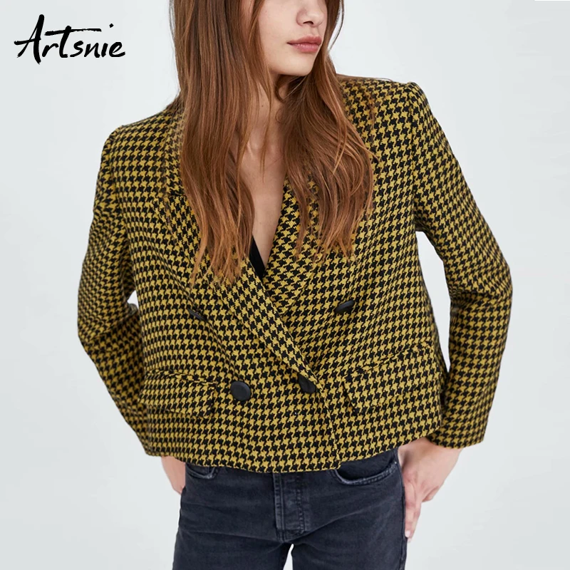 Artsnie Yellow Geometric Autumn 2018 Jackets Women Streetwear Double Pockets Long Sleeve Girls Coats Casual Winter Veste Femme
Artsnie Yellow Geometric Autumn 2018 Jackets Women Streetwear Double Pockets Long Sleeve Girls Coats Casual Winter Veste Femme
