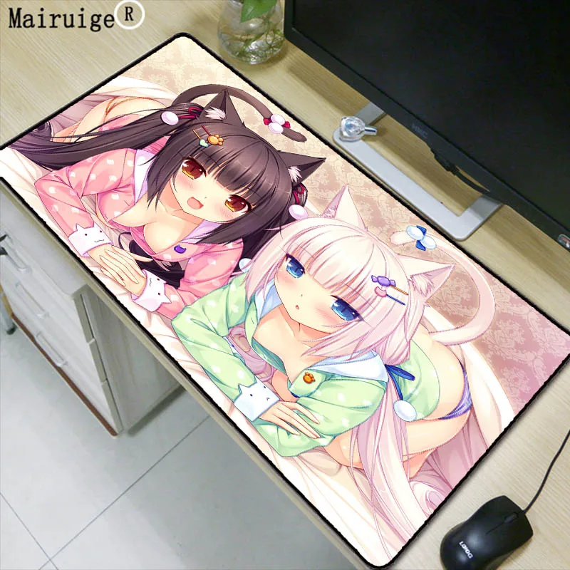 Mairuige Nekopara Japan Anime Girl Waterproof Mouse Pad Gamer Play Mats Cartoon Print Large Locking Edge Game Gaming Mouse Pad
Mairuige Nekopara Japan Anime Girl Waterproof Mouse Pad Gamer Play Mats Cartoon Print Large Locking Edge Game Gaming Mouse Pad