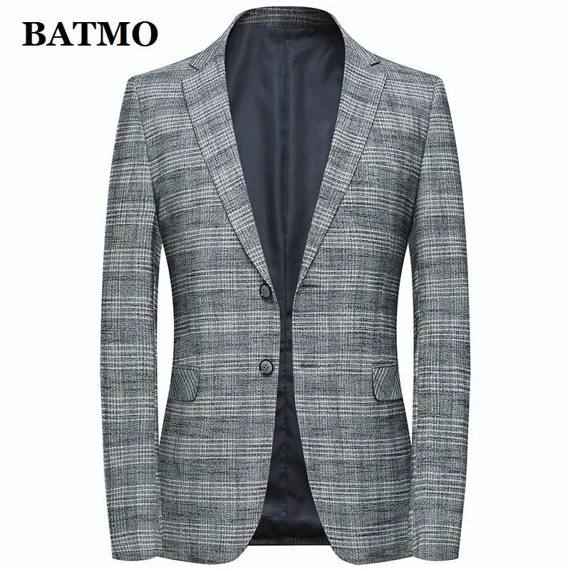 Batmo 2019 new arrival high quality smart casual plaid blazer men,men's casual blazers,men's jackets plus-size M-4XL 7815
Batmo 2019 new arrival high quality smart casual plaid blazer men,men's casual blazers,men's jackets plus-size M-4XL 7815