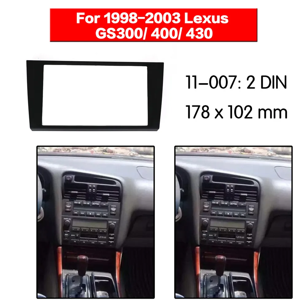 Car Radio Fascia multimedia Frame Kit For Lexus GS300 GS400 GS430 1998-2003 Facia Panel Trim Dash CD Audio Bezel dash Mount Kit
Car Radio Fascia multimedia Frame Kit For Lexus GS300 GS400 GS430 1998-2003 Facia Panel Trim Dash CD Audio Bezel dash Mount Kit