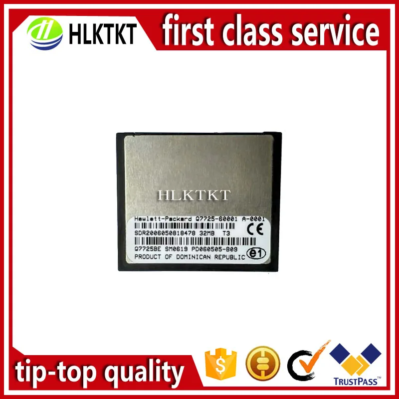 Оригинальный Для HP5550 5550 5550n 5550dn 32MB CF Flash прошивка DIMM флэш-память Q7725-60002 Q7725-60001 Q7725A части принтера
Оригинальный Для HP5550 5550 5550n 5550dn 32MB CF Flash прошивка DIMM флэш-память Q7725-60002 Q7725-60001 Q7725A части принтера
