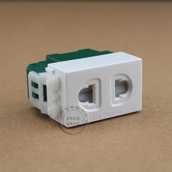 128 Type 10A250V Two Hole Power Socket Information Module Connector Socket Computer Outlet Adapter
128 Type 10A250V Two Hole Power Socket Information Module Connector Socket Computer Outlet Adapter