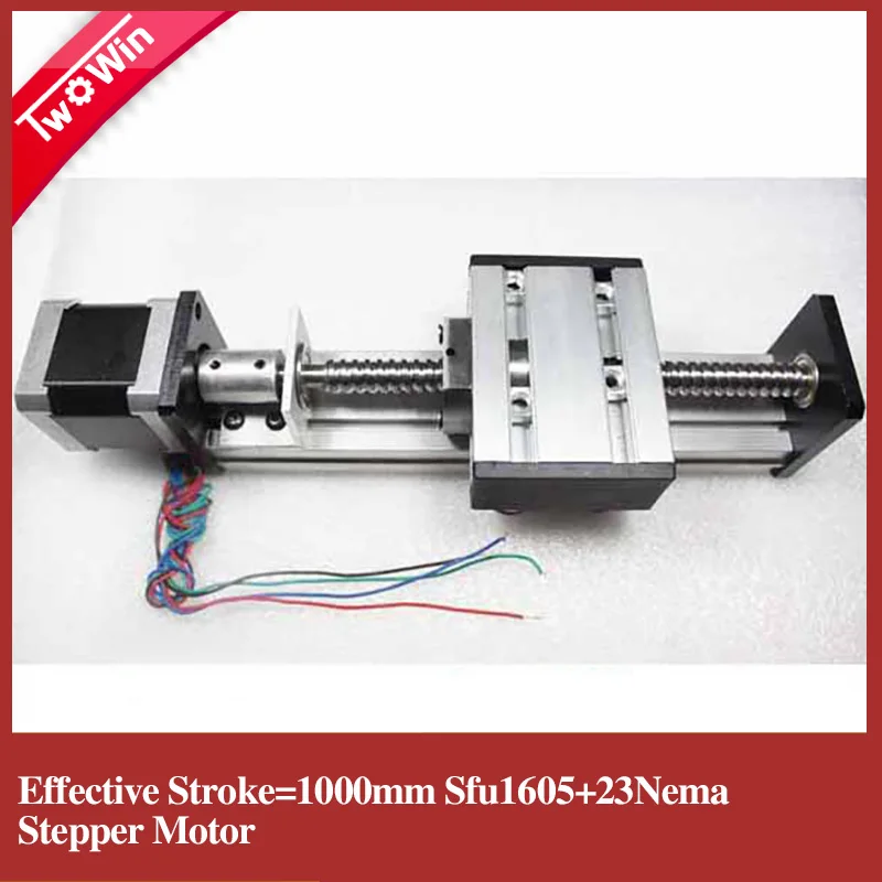 12 linear rail cnc 1000mm linear stage linear guide rail + 23 nema stepper motor 3050186A
12 linear rail cnc 1000mm linear stage linear guide rail + 23 nema stepper motor 3050186A