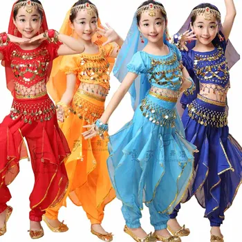 Children Belly Dance Costumes Kids Indian Dancing Dress Girls Bollywood Dance wear Outfits Performance Party Stage Wear Suits
Children Belly Dance Costumes Kids Indian Dancing Dress Girls Bollywood Dance wear Outfits Performance Party Stage Wear Suits