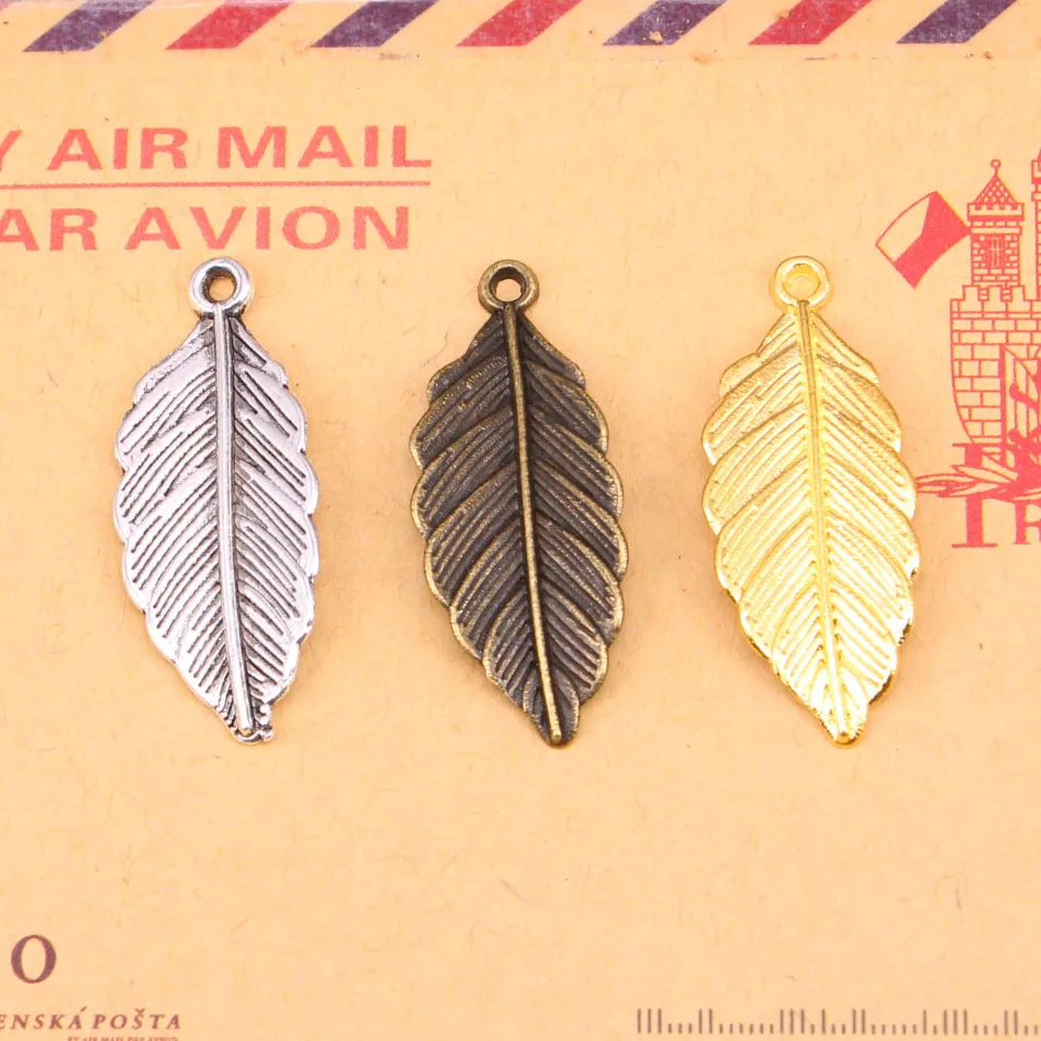 30pcs Tibetan Silver bronze gold Leaf Charms Pendants for Necklace Bracelet Jewelry Making DIY Handmade 30*21mm
30pcs Tibetan Silver bronze gold Leaf Charms Pendants for Necklace Bracelet Jewelry Making DIY Handmade 30*21mm