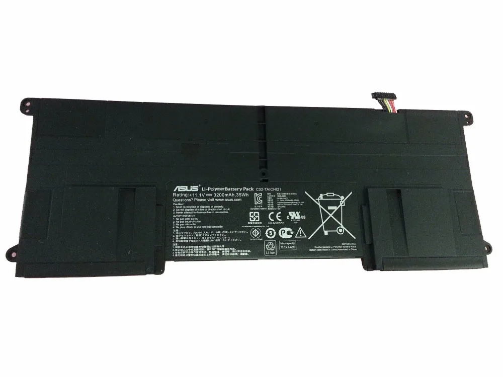 Новые оригинальные Аккумулятор для ноутбука Asus TAICHI21 TAICHI21 серии C32-TAICHI211 11,1 V 3200 мА-ч
Новые оригинальные Аккумулятор для ноутбука Asus TAICHI21 TAICHI21 серии C32-TAICHI211 11,1 V 3200 мА-ч
