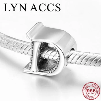 Authentic 925 Sterling Silver Letter D Lucky Alphabet Beads for Jewelry Making fit Original European European Charm Bracelet DIY
Authentic 925 Sterling Silver Letter D Lucky Alphabet Beads for Jewelry Making fit Original European European Charm Bracelet DIY