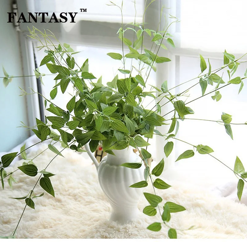 FANTASY Green Artificial Ivy Leaves Wreath Fake Plant Vine Leaf Home Flower Wall Greenery Decoration Plastic False Rattan Strip
FANTASY Green Artificial Ivy Leaves Wreath Fake Plant Vine Leaf Home Flower Wall Greenery Decoration Plastic False Rattan Strip