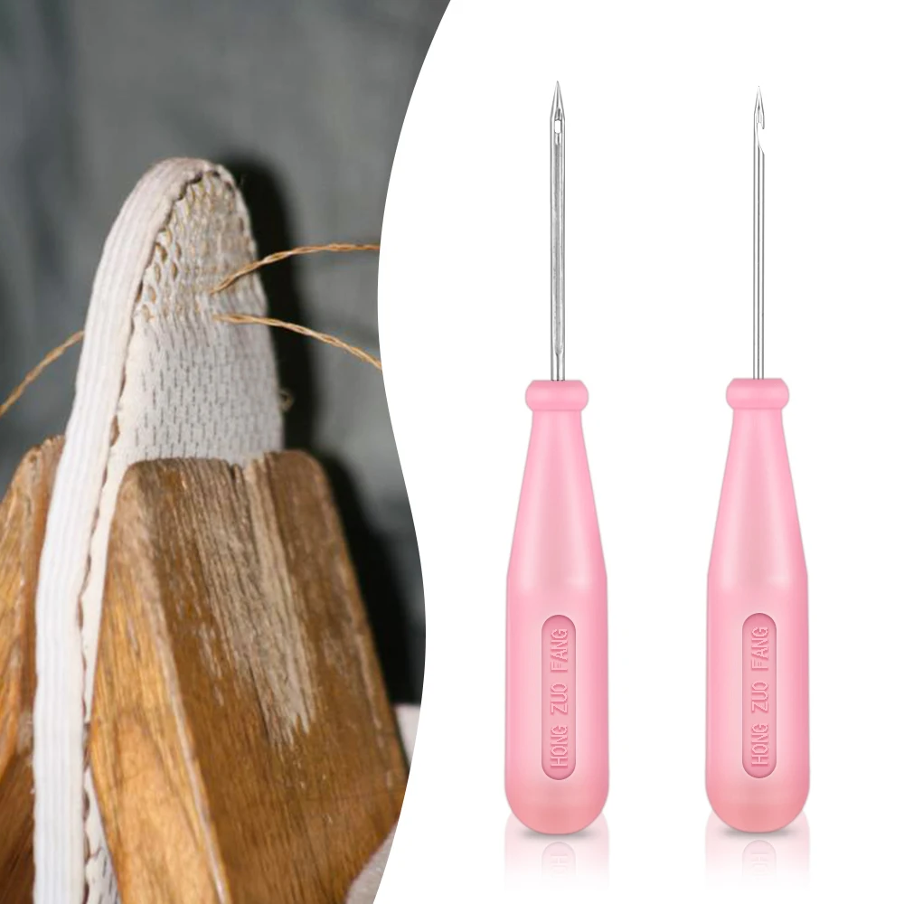 1/2Pcs Steel Stitcher Sewing Awl Shoes Bags Hole Hook DIY Handmade Leather Tool Plastic Handle Cone Needle Shoe Repair Needles
1/2Pcs Steel Stitcher Sewing Awl Shoes Bags Hole Hook DIY Handmade Leather Tool Plastic Handle Cone Needle Shoe Repair Needles