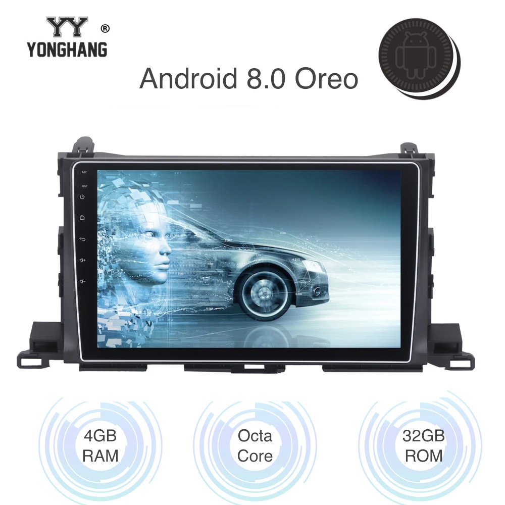 Car Radio Android 8.0/7.1 for Toyota highlander 2014 2015 2016 Multimedia with 10.2" Touch Screen Steering Wheel Control RDS
Car Radio Android 8.0/7.1 for Toyota highlander 2014 2015 2016 Multimedia with 10.2" Touch Screen Steering Wheel Control RDS