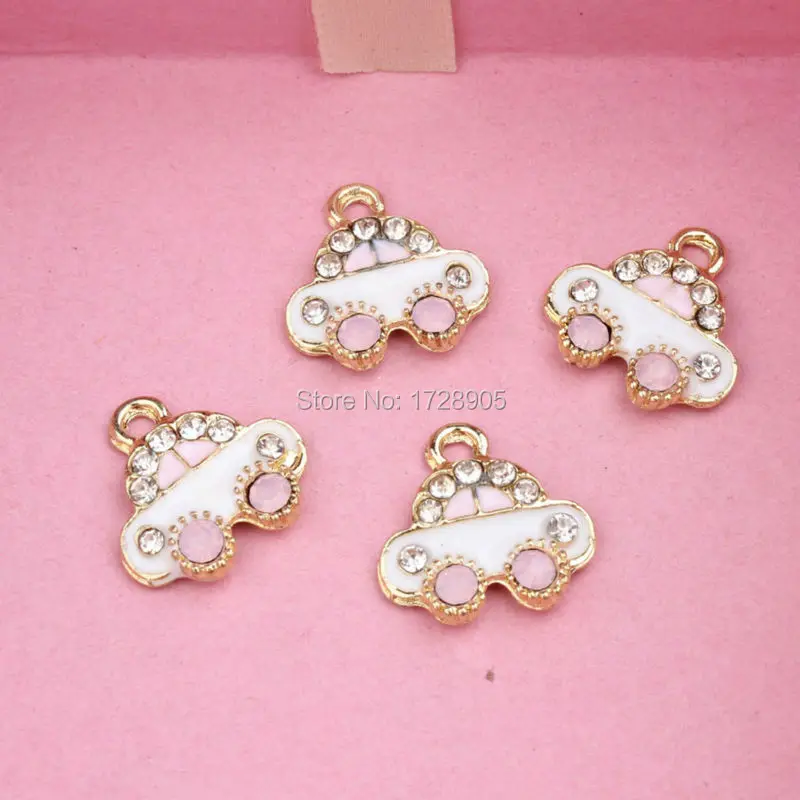 Charms Car Vintage Antique Gold Tone Pink Enameled Car With Crystal Charm Pendant 15 * 15 mm 10 pcs For Baby Girl Jewelry Making
Charms Car Vintage Antique Gold Tone Pink Enameled Car With Crystal Charm Pendant 15 * 15 mm 10 pcs For Baby Girl Jewelry Making