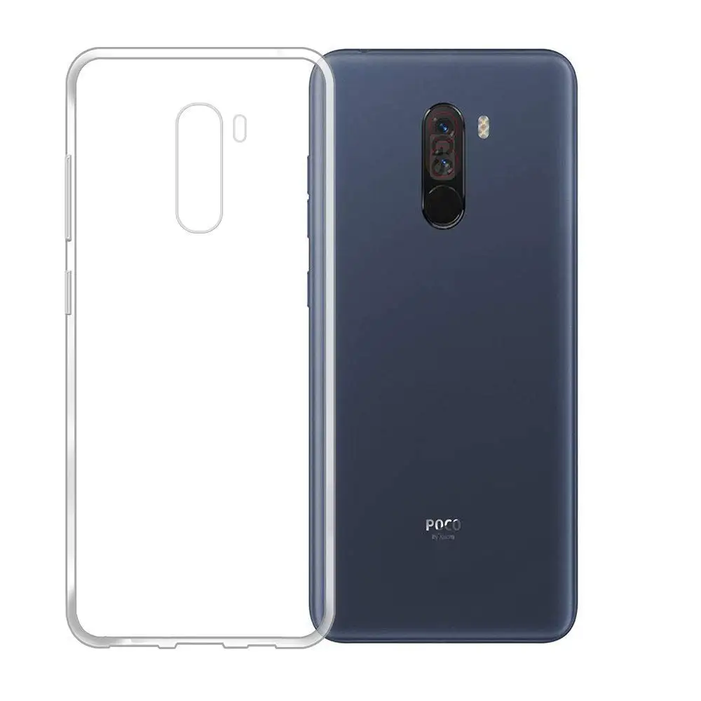 Высококачественный чехол из ТПУ Для Xiaomi Pocophone F1 прозрачный мягкий силиконовый
