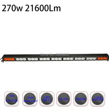 270W 48 49inch Dual Color Single Row Led Light Bar Work Driving Lamp with Fog Function for Volkswagen Toureg SUV ATV UTV Truck
270W 48 49inch Dual Color Single Row Led Light Bar Work Driving Lamp with Fog Function for Volkswagen Toureg SUV ATV UTV Truck