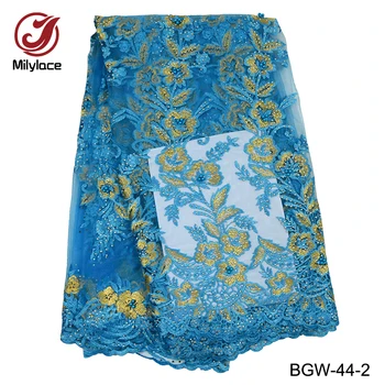 Beautiful African tulle net lace fabric 5 yards with satin lining fabric 3 yards for one set quality-assured BGW-44
Beautiful African tulle net lace fabric 5 yards with satin lining fabric 3 yards for one set quality-assured BGW-44