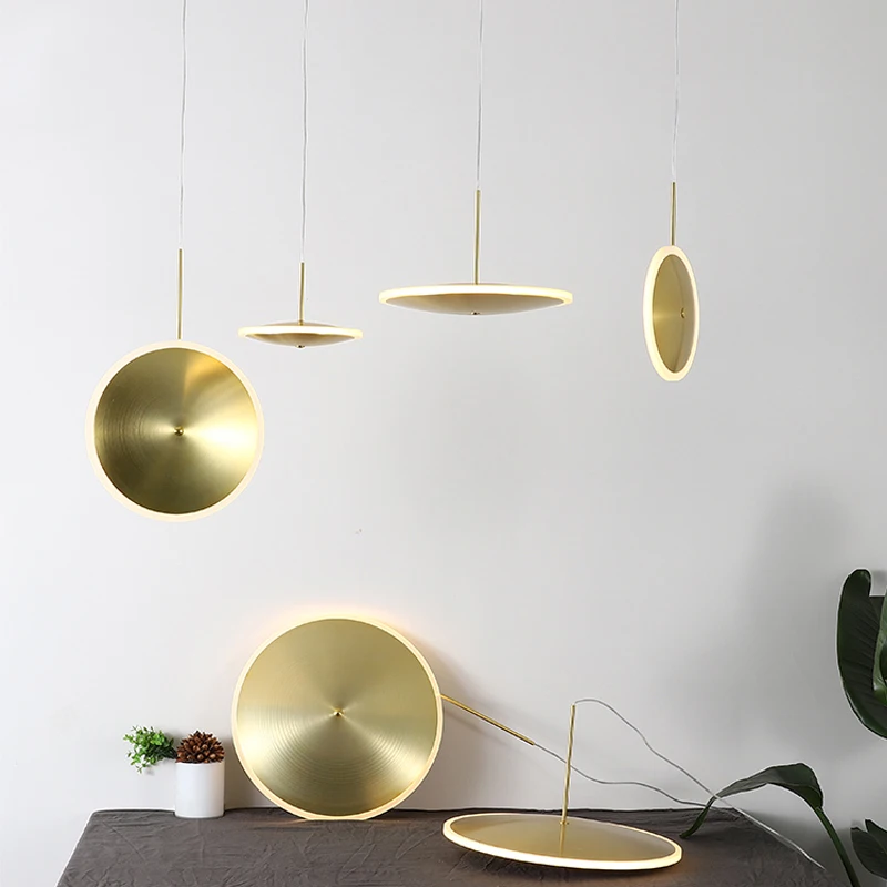 Nordic Creative Golden Round Aluminum Acrylic LED Postmodern Home Decor Living Room UFO Lighting Fixtures bedside pendant lamp
Nordic Creative Golden Round Aluminum Acrylic LED Postmodern Home Decor Living Room UFO Lighting Fixtures bedside pendant lamp