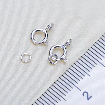 5PCS Diameter 5MM or 6MM Plated Gold silver Spring Round Clasps Necklace Clasps Jewelry Findings Accessories
5PCS Diameter 5MM or 6MM Plated Gold silver Spring Round Clasps Necklace Clasps Jewelry Findings Accessories