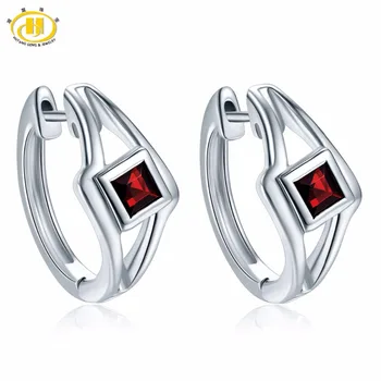 Hutang Women's Clip Earrings Natural Gemstone Black Garnet Solid 925 Sterling Silver Fine Elegant Jewelry New Arrival for Gift
Hutang Women's Clip Earrings Natural Gemstone Black Garnet Solid 925 Sterling Silver Fine Elegant Jewelry New Arrival for Gift