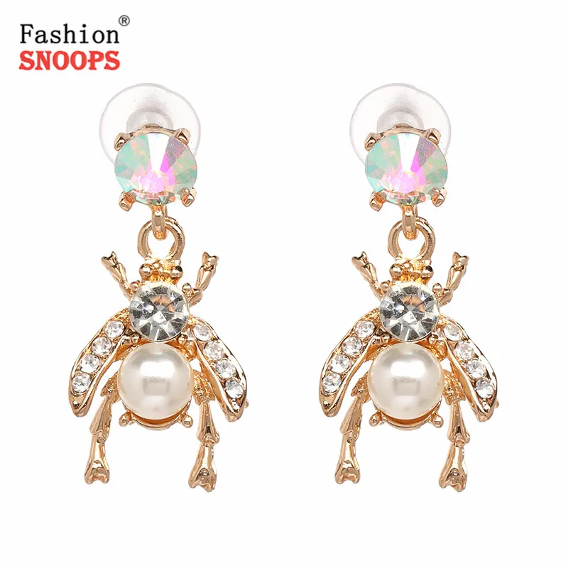 Luxury Elegant Rhinetone Bee Earring Vintage Simulated Pearl Drop Earrings For Women Wedding Jewelry
Luxury Elegant Rhinetone Bee Earring Vintage Simulated Pearl Drop Earrings For Women Wedding Jewelry