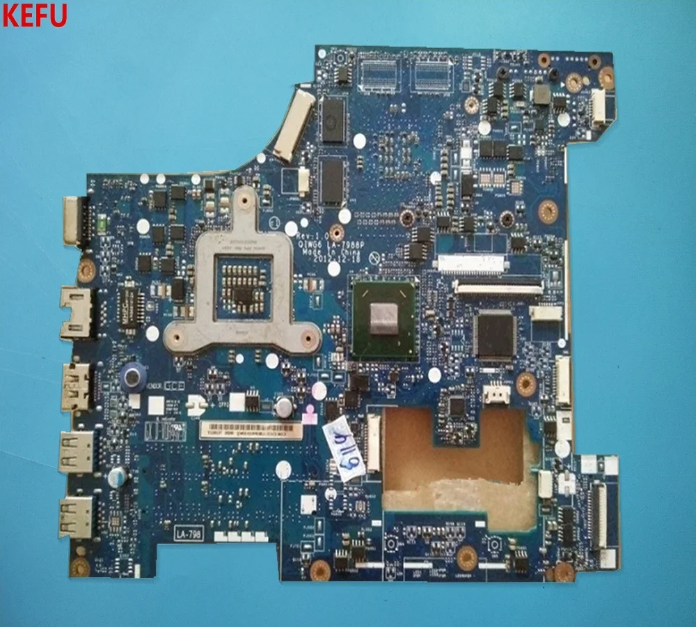 KEFU high quality motherboard for Lenovo G580 QIWG6 LA-7988P Laptop Motherboard HM76 with graphics card 1G DDR3 100% Test OK
KEFU high quality motherboard for Lenovo G580 QIWG6 LA-7988P Laptop Motherboard HM76 with graphics card 1G DDR3 100% Test OK
