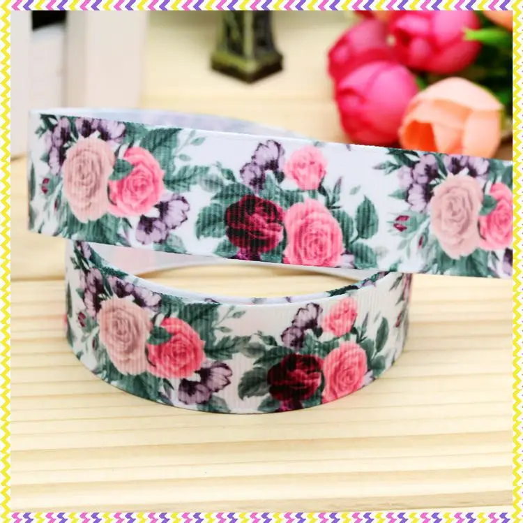 DHK 7/8'' 5yards flowers printed grosgrain ribbon headwear hair bow diy party decoration OEM Wholesale 22mm C910
DHK 7/8'' 5yards flowers printed grosgrain ribbon headwear hair bow diy party decoration OEM Wholesale 22mm C910