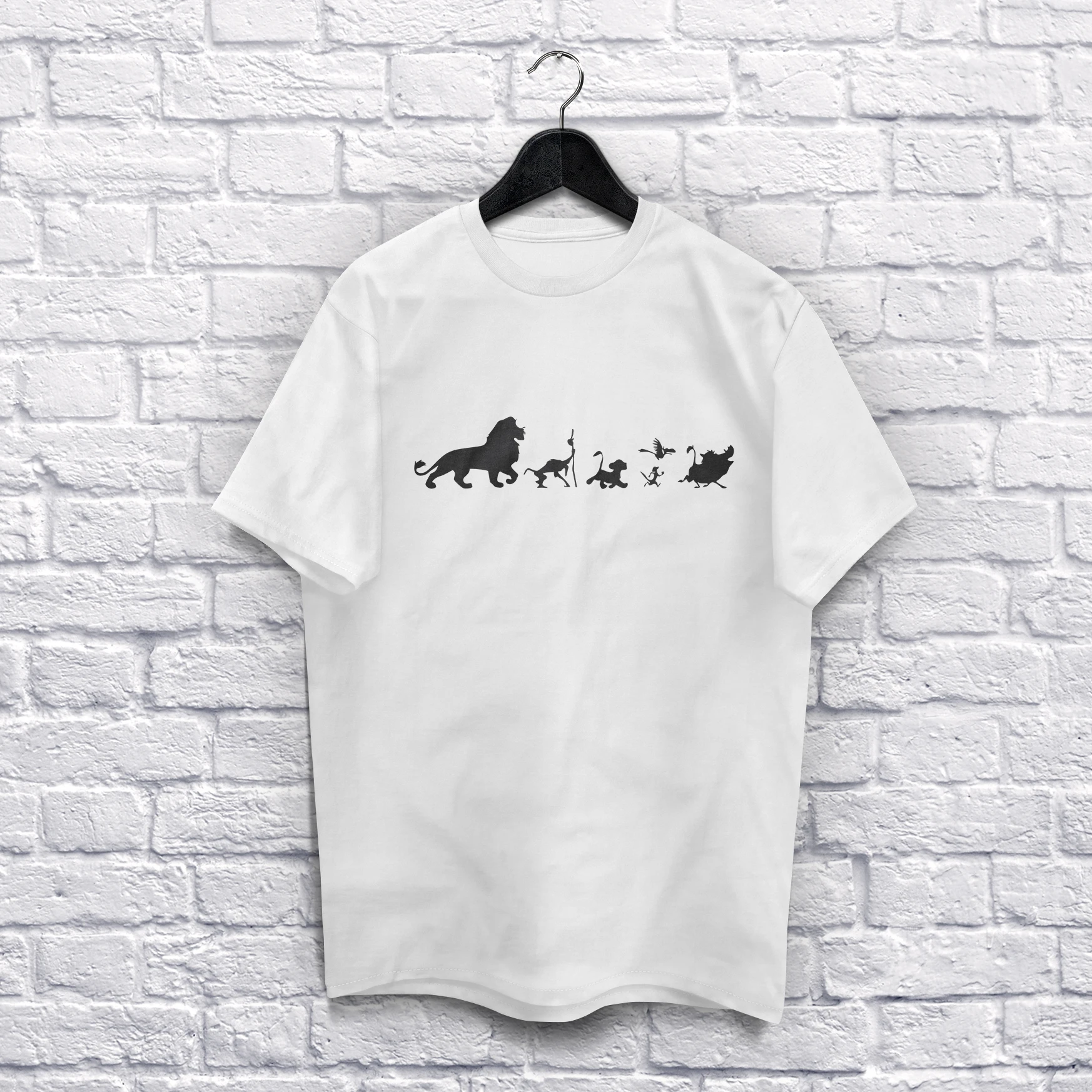2019 summer Lion king hakuna matata summer fashion men's women's t-shirt animal Simple harajuku Men's and women's t-shirts
2019 summer Lion king hakuna matata summer fashion men's women's t-shirt animal Simple harajuku Men's and women's t-shirts