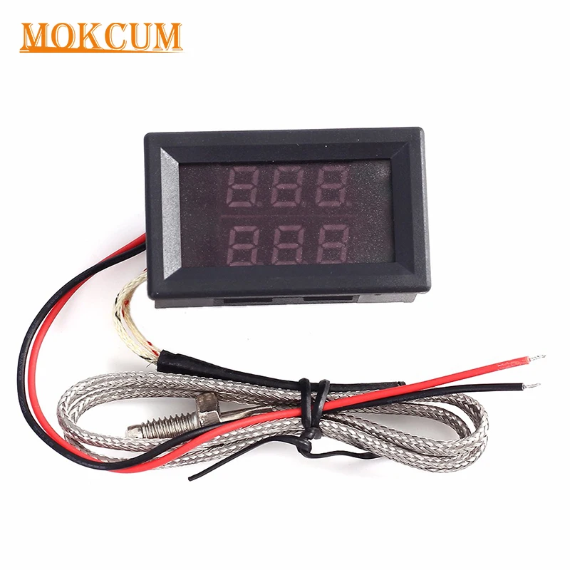 Dual Digital LED Display Thermometer K-type Industrial Thermocouple High Temperature 0.5M Sensor Probe Embedded Tester Meter
Dual Digital LED Display Thermometer K-type Industrial Thermocouple High Temperature 0.5M Sensor Probe Embedded Tester Meter