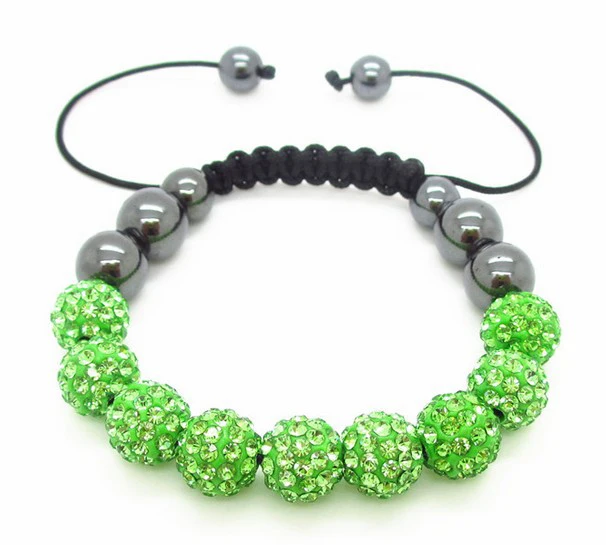 Free shipping bracelet lady fashion AAA green shambala black hematite adjustable bracelet jewelry
Free shipping bracelet lady fashion AAA green shambala black hematite adjustable bracelet jewelry