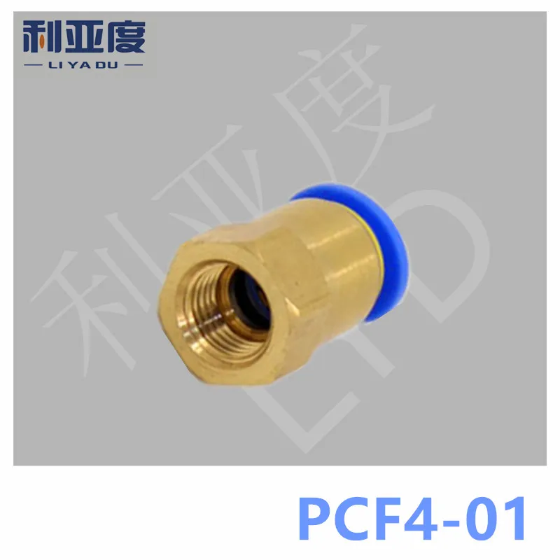 30PCS/LOT PCF4-01 Black/White Pneumatic copper quick insertion joint, PCF internal thread through
30PCS/LOT PCF4-01 Black/White Pneumatic copper quick insertion joint, PCF internal thread through