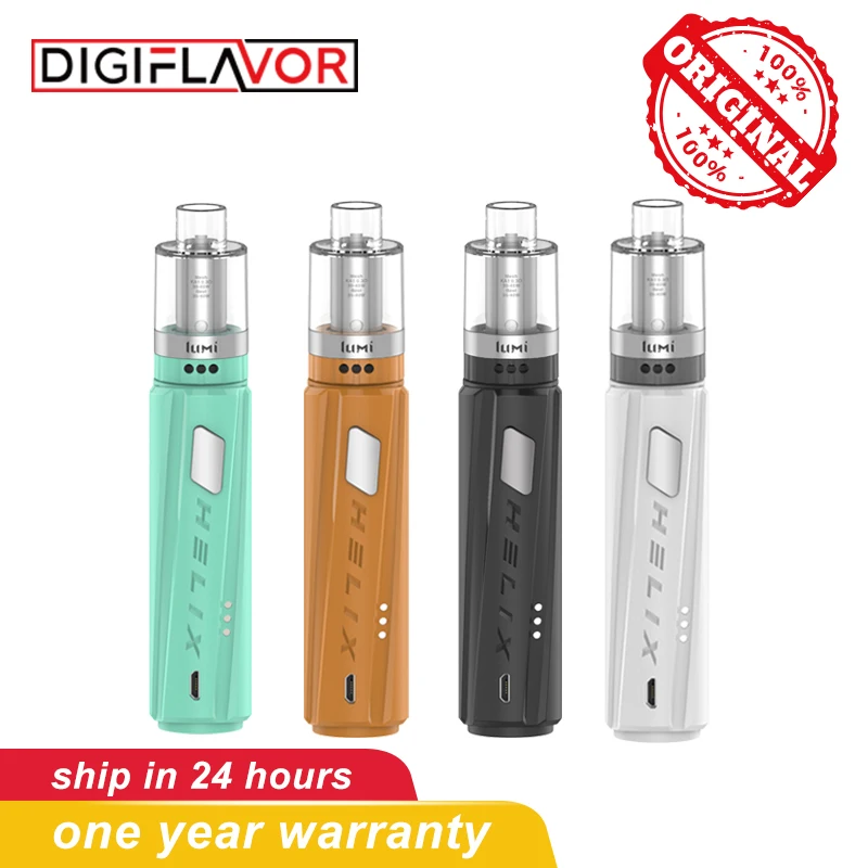 Original Digiflavor Helix Vape pen Kit with 2ml&4ml capacity tank shisha pen by 18650 battery Electronic cigarette pod kit
Original Digiflavor Helix Vape pen Kit with 2ml&4ml capacity tank shisha pen by 18650 battery Electronic cigarette pod kit