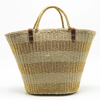 Woven Bag Handmade Straw Woven Beach Bag Handbag Summer Gold Silver Stripe Handbag Weave Large Handbag
Woven Bag Handmade Straw Woven Beach Bag Handbag Summer Gold Silver Stripe Handbag Weave Large Handbag