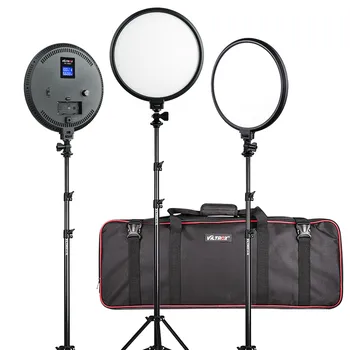 Viltrox 3set/2set VL-500T Bi-color FlapJack LED Video Light Round Lamp+Light Stands+Bag for Studio Photography Video Shooting
Viltrox 3set/2set VL-500T Bi-color FlapJack LED Video Light Round Lamp+Light Stands+Bag for Studio Photography Video Shooting