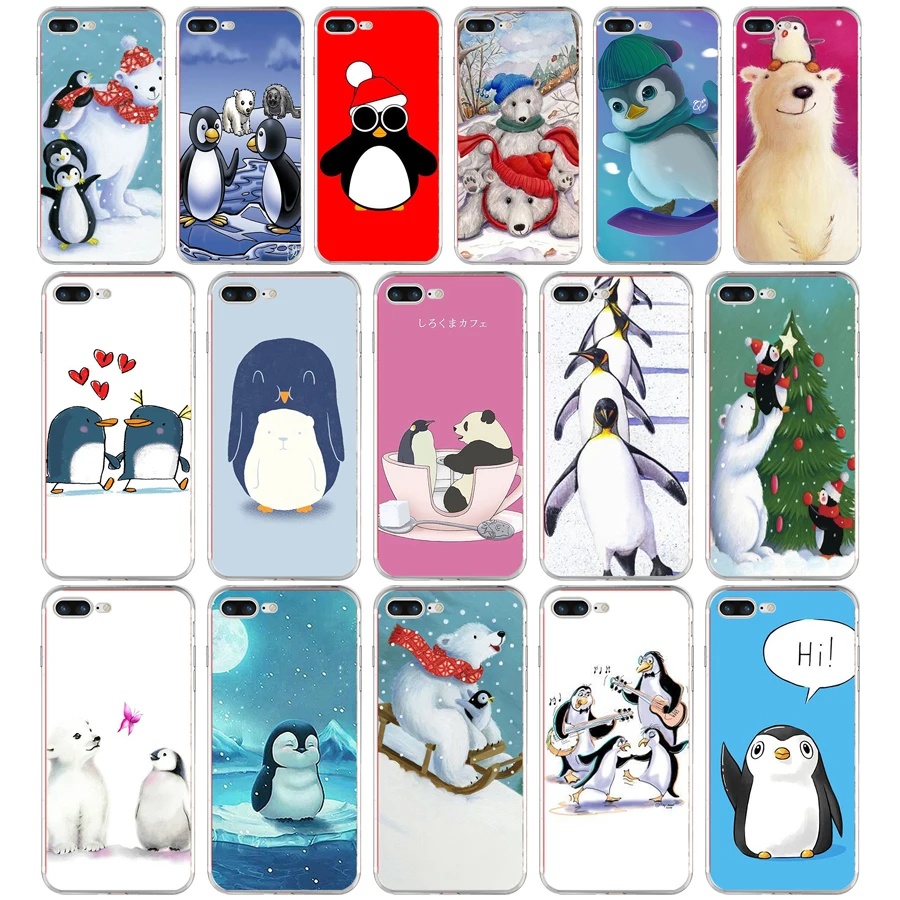 271H Lovely Penguin Polar Bear Soft TPU Silicone Cover Case For Apple iPhone 6 6s 7 8 plus Case
271H Lovely Penguin Polar Bear Soft TPU Silicone Cover Case For Apple iPhone 6 6s 7 8 plus Case